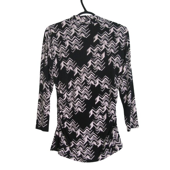 Karl Lagerfeld patterned blouse size M ptp 18" *NWT - Picture 2 of 5
